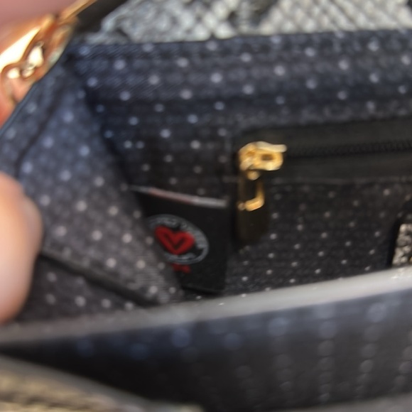 Urban expression black, gray and white snakeskin bag - Picture 5 of 9